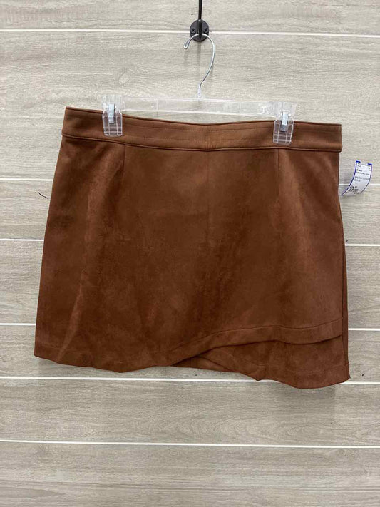 BB Dakota Size 14 Brown Womens Skirt