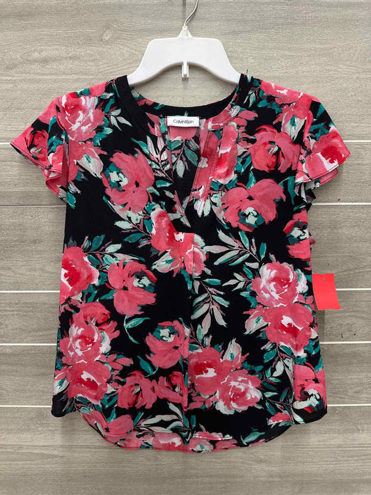Calvin Klein Size M Black Womens Shirt