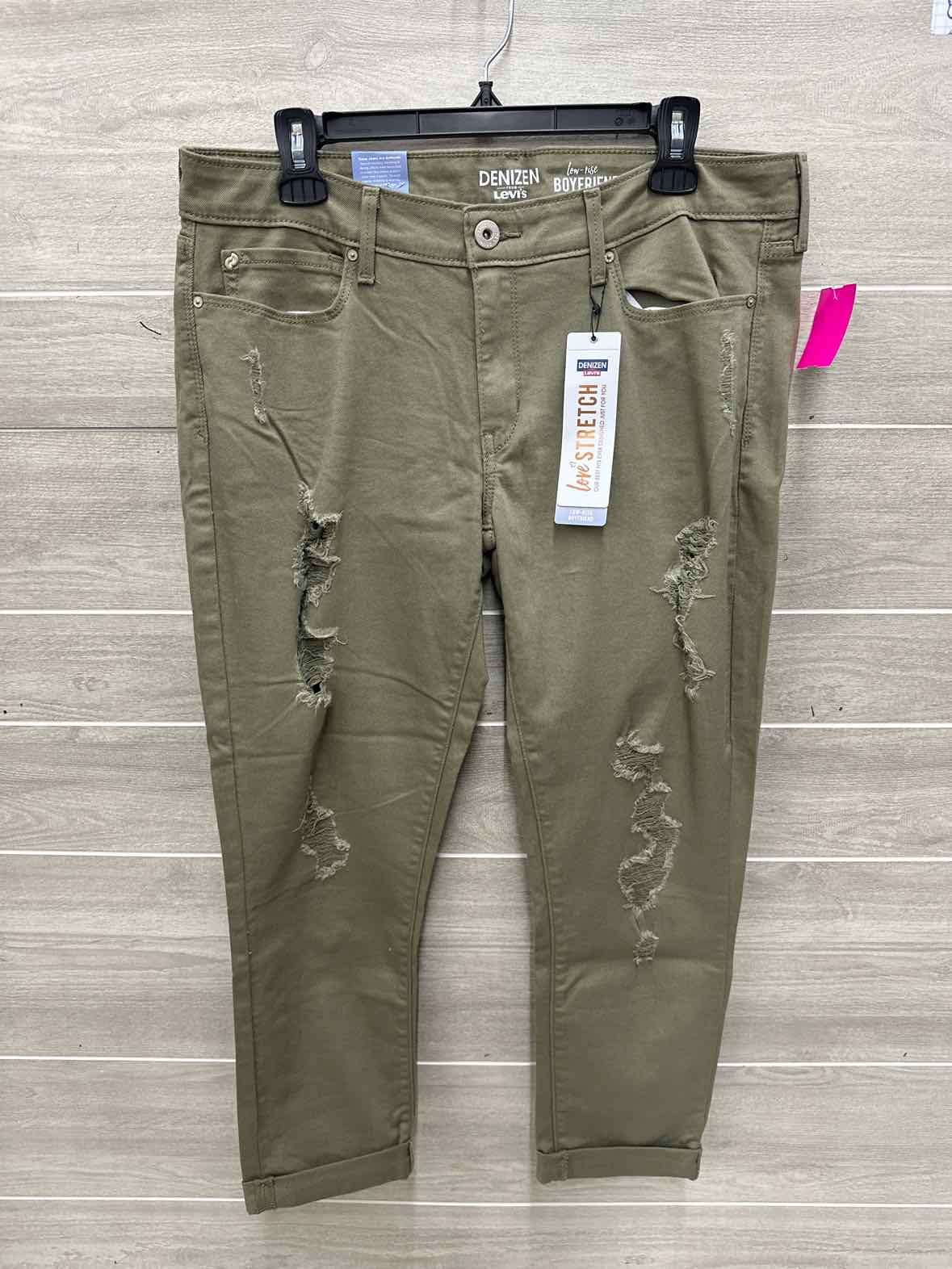 Denizen Size 12/14 Olive Womens Pants