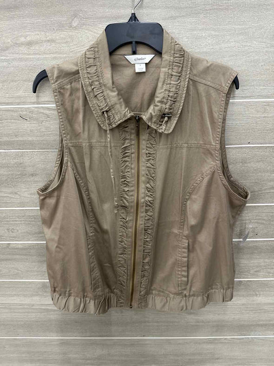 CJ Banks Tan Womens Women Size 16/18 Vest