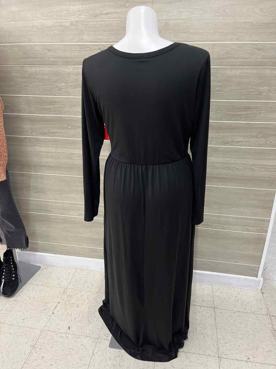 Black Womens Women Size 16W Dress