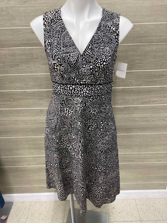 Croft & Barrow Black Womens Size 8P Dress