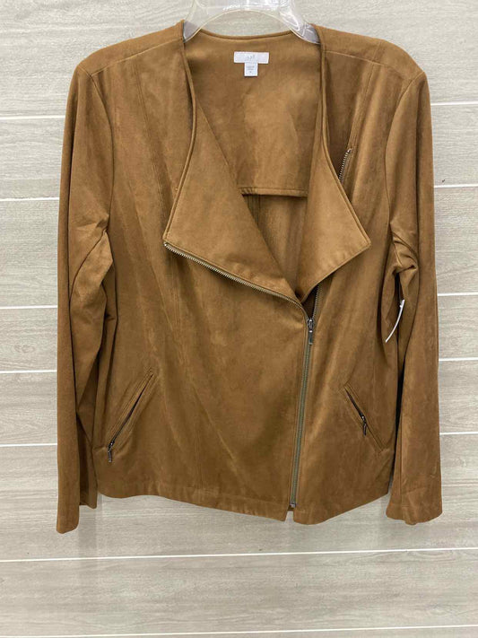 J Jill Brown Womens Size 10 Blazer