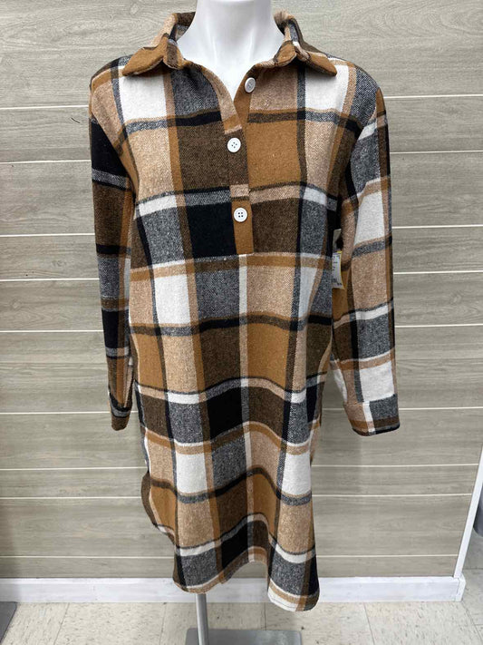 Tan Womens Women Size 10 Dress
