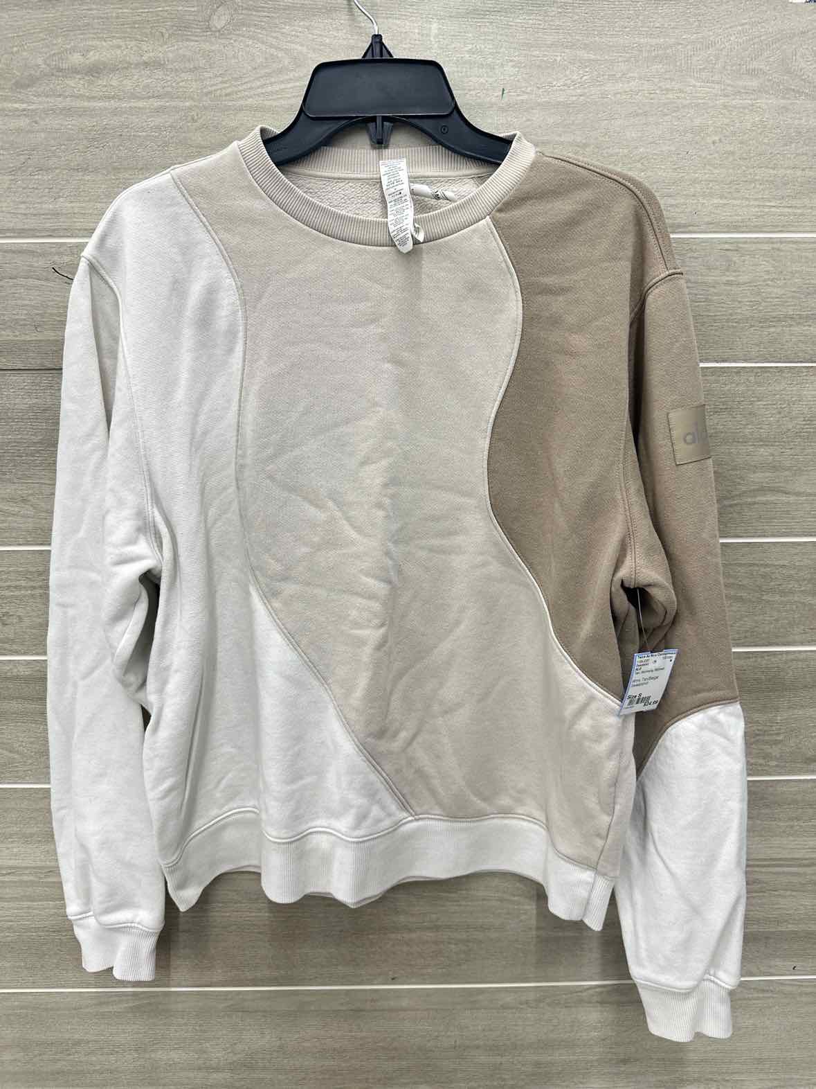 ALO Size S Tan Womens Sweatshirt
