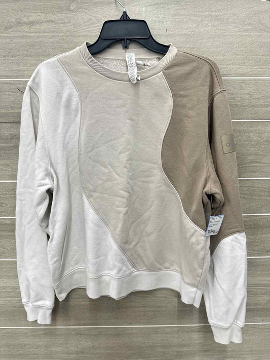 ALO Size S Tan Womens Sweatshirt