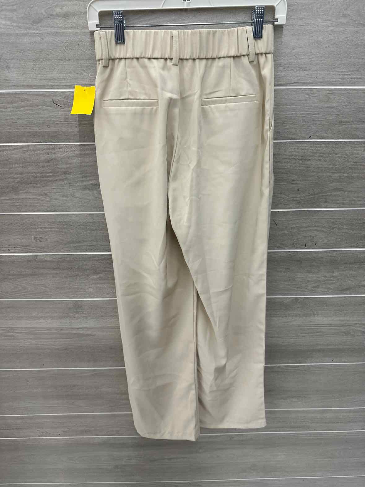 Cream Womens Women Size 4 Pants