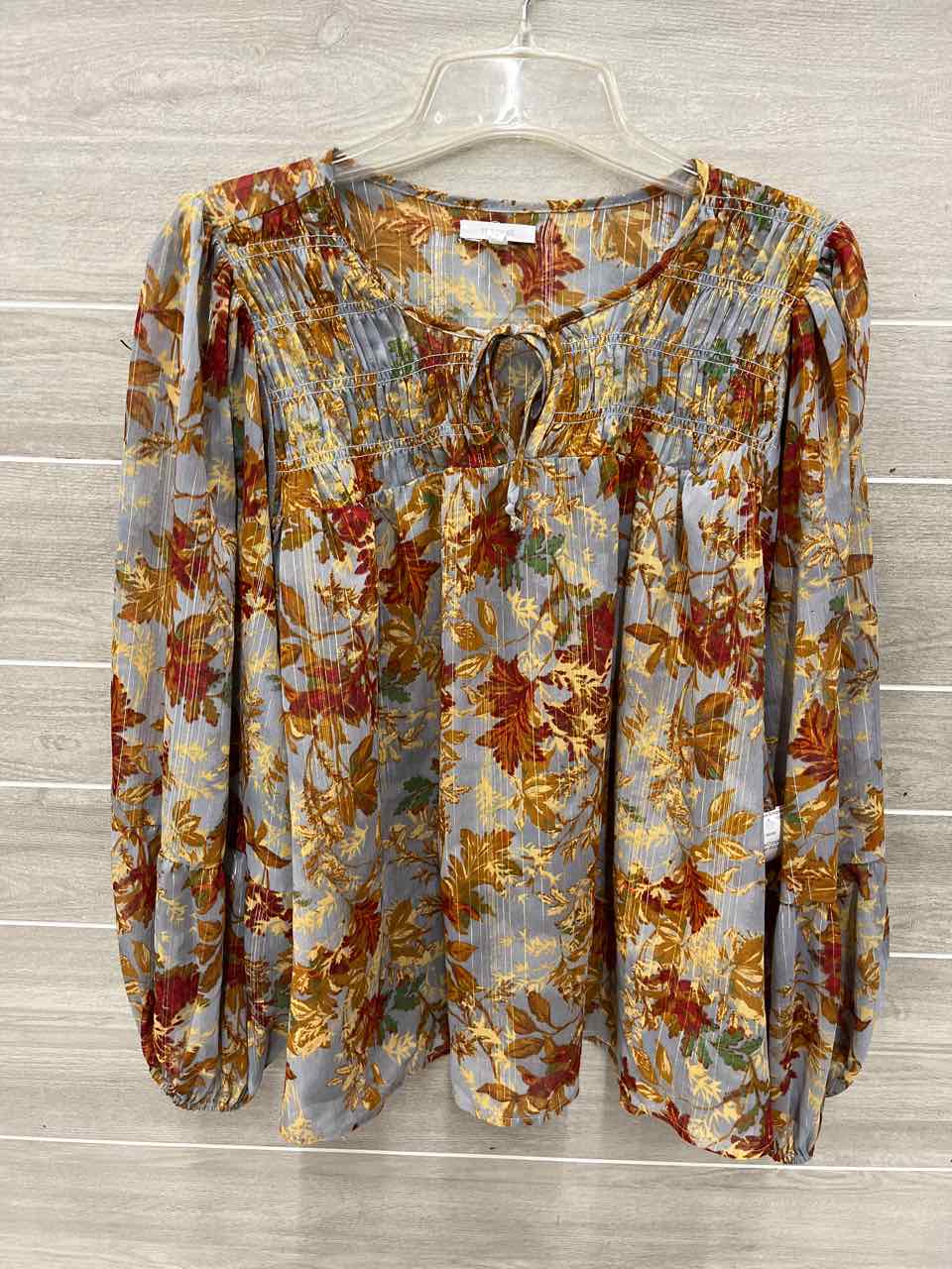 Maurices Size 1X Gray Plus Shirt