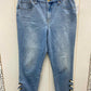 Chico's Blue Womens Size 8P Jeans