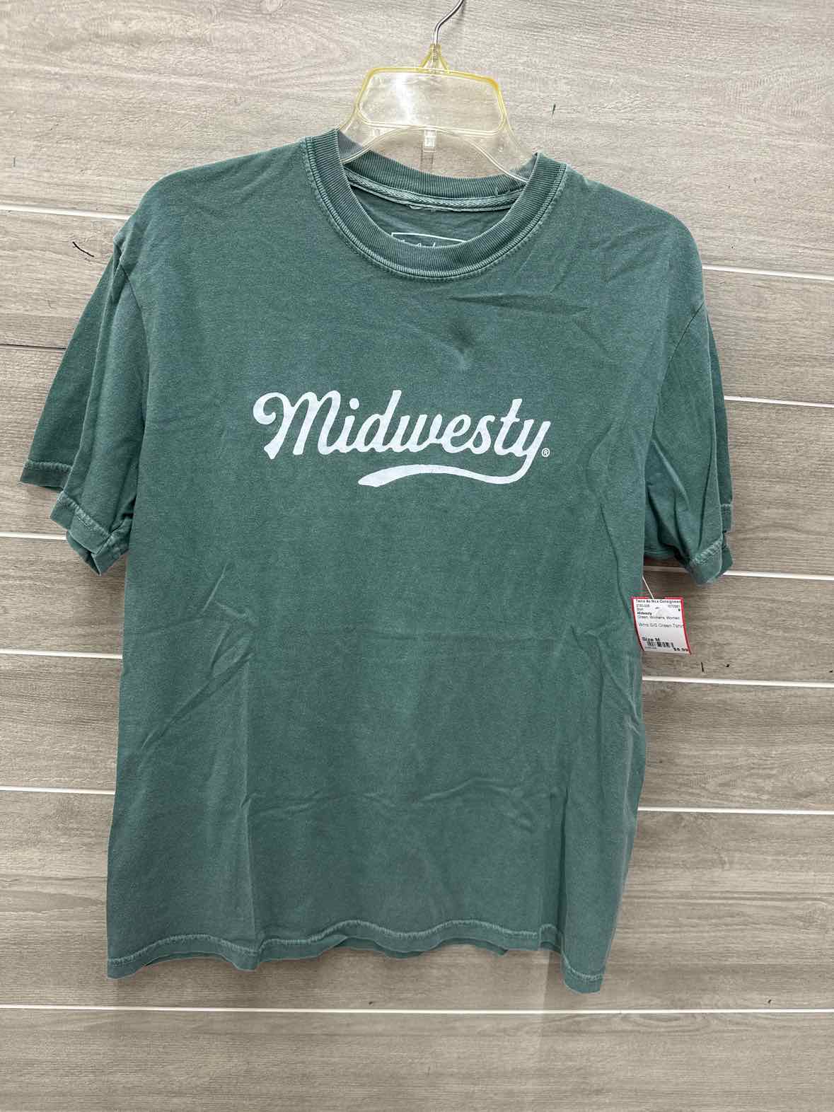 Midwesty Size M Green Womens Shirt
