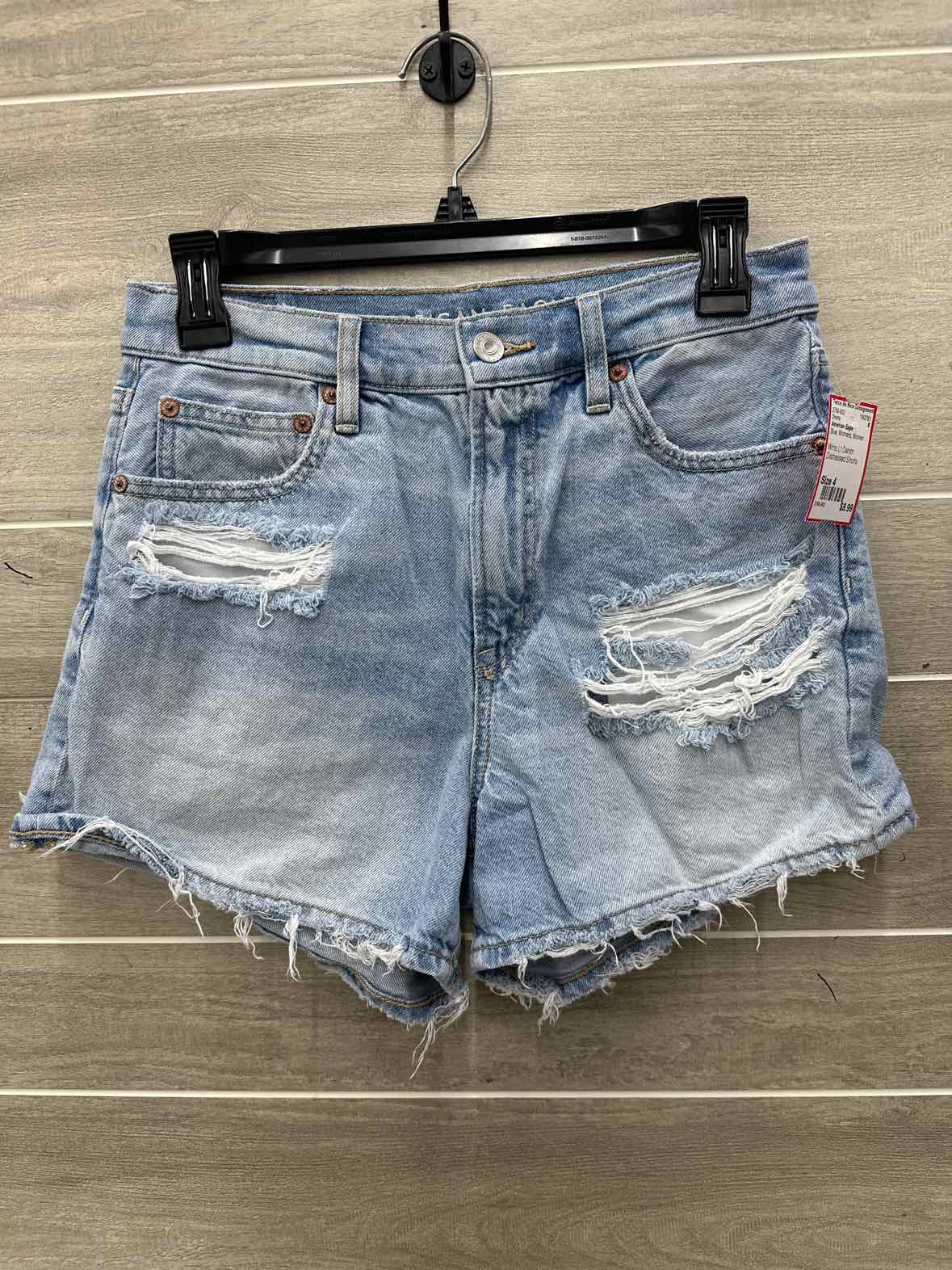 American Eagle Size 4 Blue Womens Shorts
