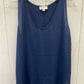 LOFT Navy Womens Size M/P Tank Top