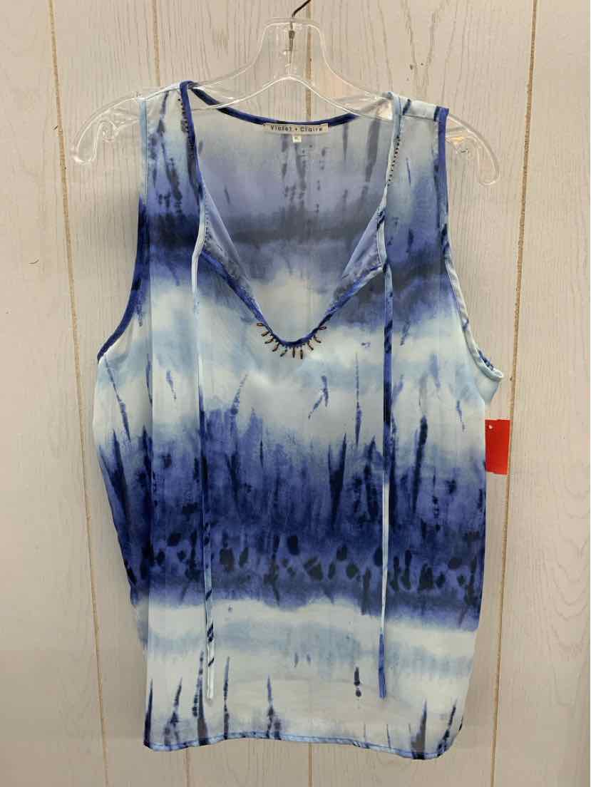 Violet & Claire Blue Womens Size XL Tank Top