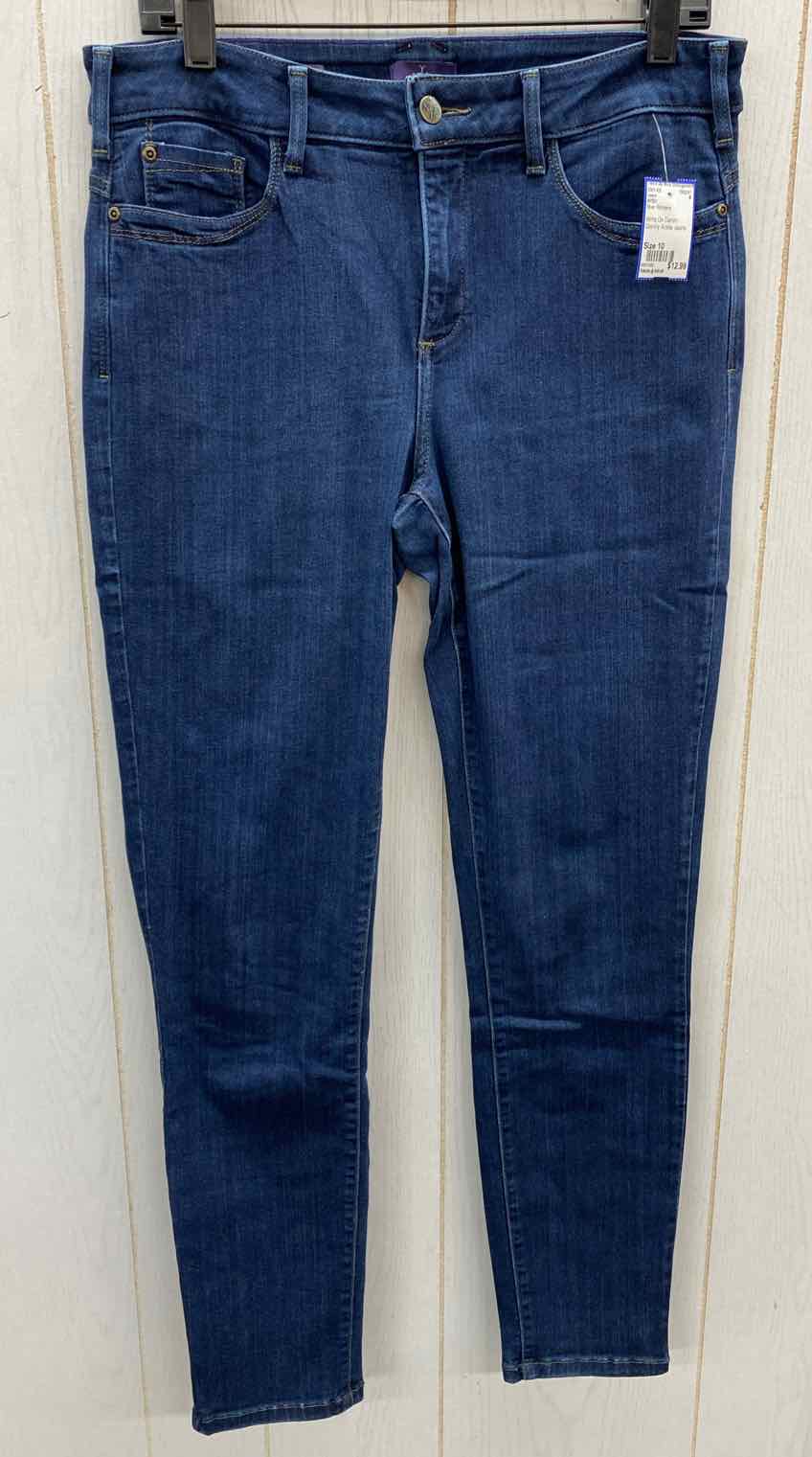 NYDJ Blue Womens Size 10 Jeans