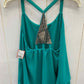 Studio Y Green Womens Size Small Tank Top