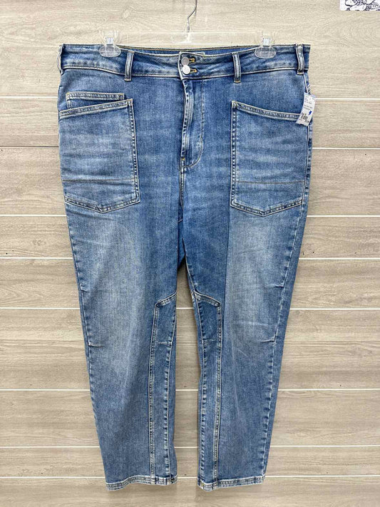 PILCRO Size 16 Blue Plus Jeans