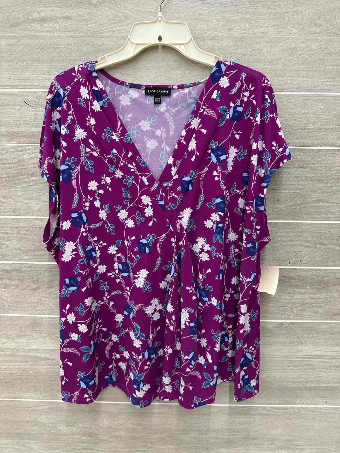 Lane Bryant Size 22/24 Purple Plus Tank Top