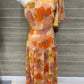 Taylor Coral Womens Size 4 Dress