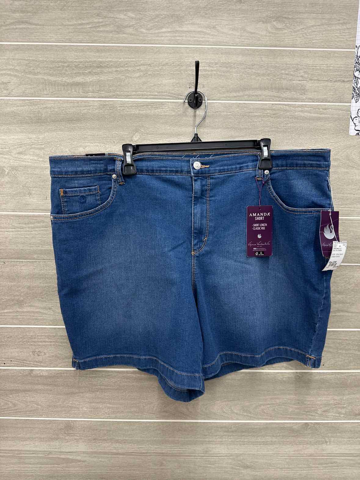 Gloria Vanderbilt Size 20W Blue Plus Shorts