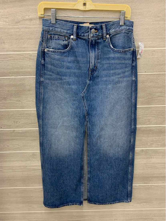 Madewell Blue Womens Size 2 Skirt