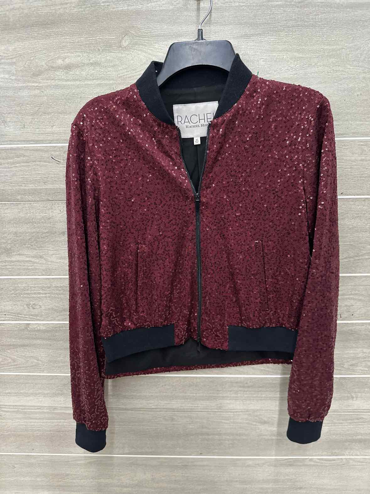 Rachel Rachel Roy Size XS Burgundy Womens Blazer