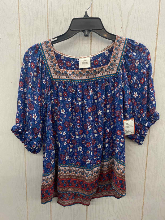Knox Rose Blue Womens Size XS Shirt