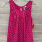 ELLE Size S Pink Womens Tank Top