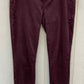 Maurices Burgundy Womens Size 10 Pants