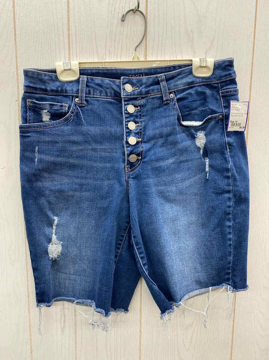 Time & Tru Blue Womens Size 14 Shorts