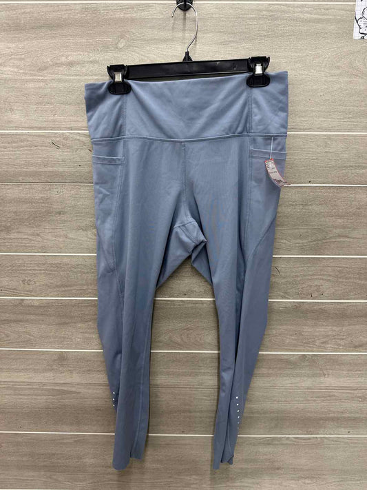 Danskin Now Size L Blue Womens Leggings