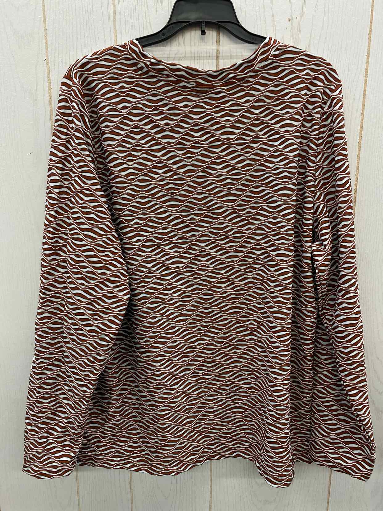 Ava & Viv Brown Womens Size 16/18 Shirt