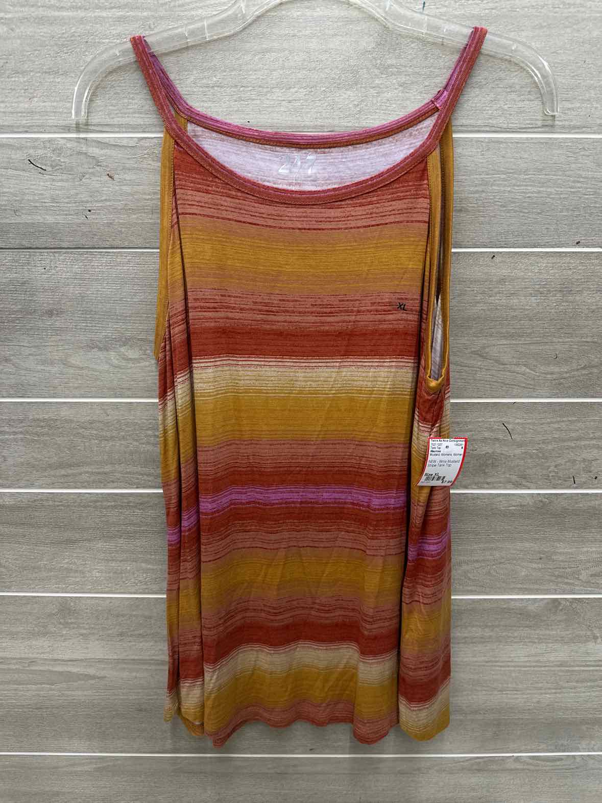 Maurices Size XL Mustard Womens Tank Top