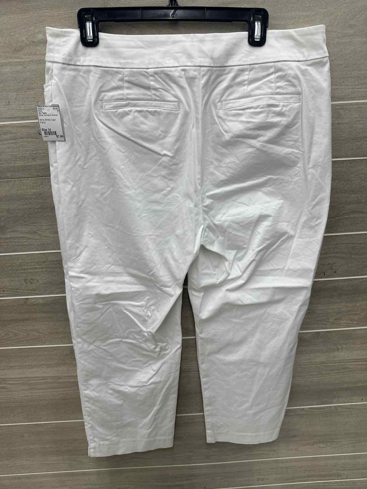 Ann Taylor Size 14 White Womens Pants