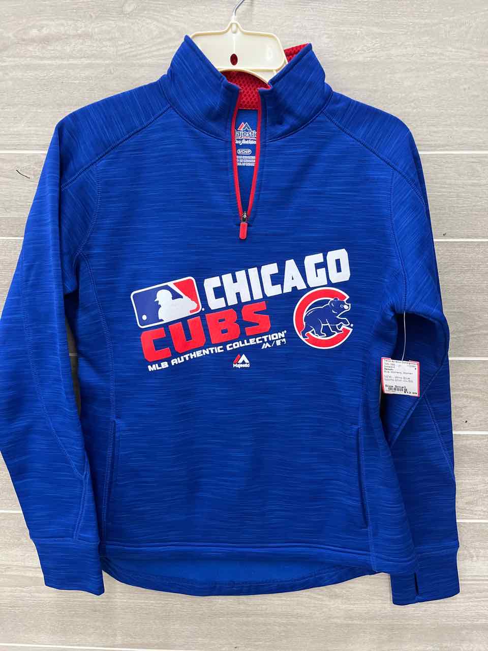 Majestic Blue Womens Women Size Small Sweatshirt