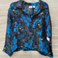 Chico's Blue Womens Women Size 12 Blazer