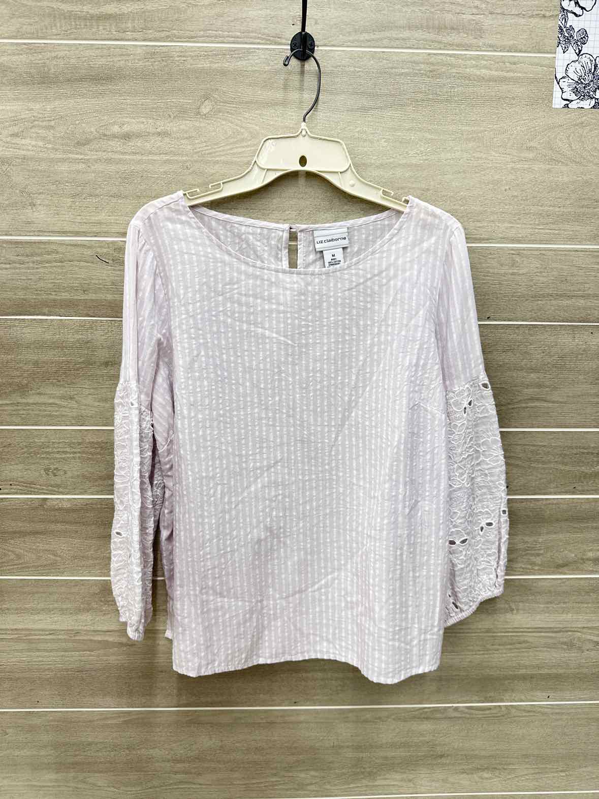 Liz Claiborne Size M/L Lavender Womens Shirt