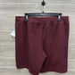 Athletic Works Size L Burgundy Womens Shorts
