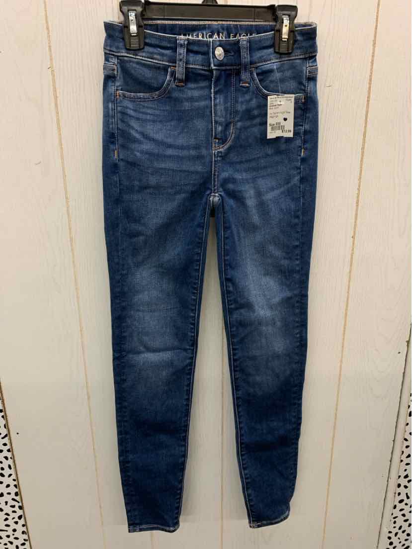 American Eagle Blue Junior Size 000 Jeans