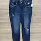 Edgely Blue Womens Women Size 14 Long Jeans