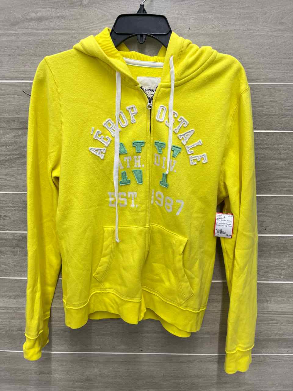 Aeropostale Size XL Yellow Womens Sweatshirt
