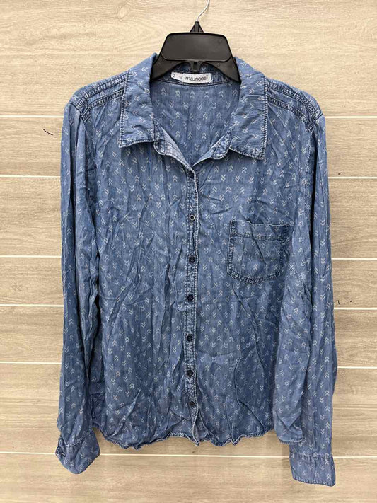 Maurices Blue Womens Women Size 2X Shirt
