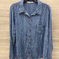 Maurices Blue Womens Women Size 2X Shirt