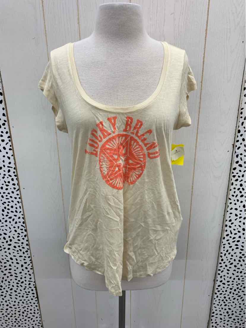 Lucky Tan Womens Size M Shirt