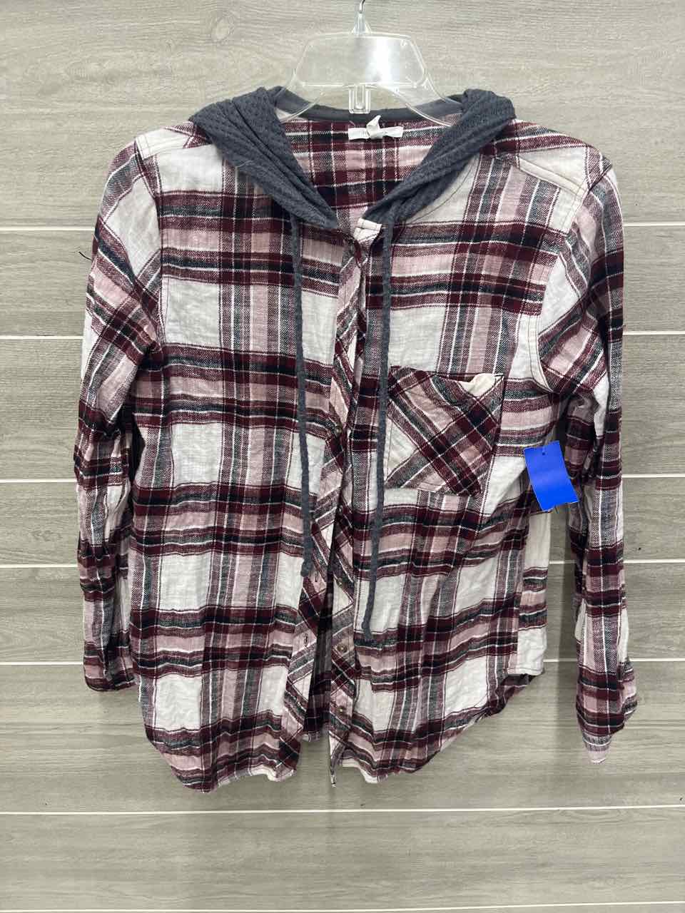 Maurices Size S Burgundy Womens Shirt