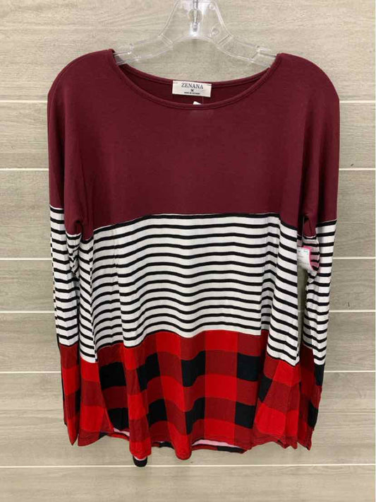Zenana Burgundy Womens Size M Shirt