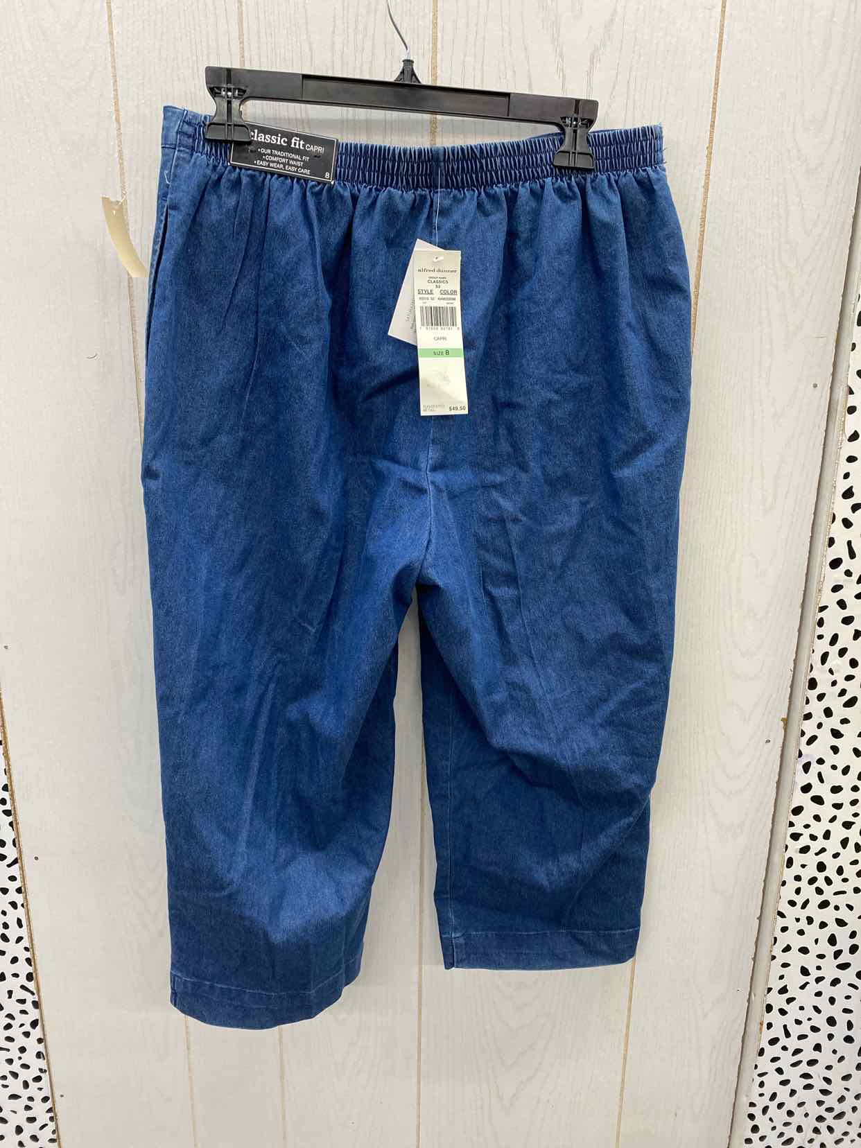 Alfred Dunner Blue Womens Size 8 Jeans