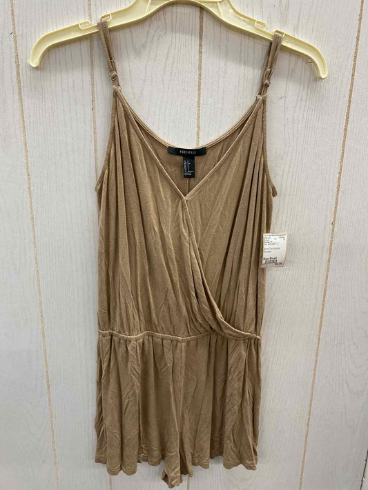 Forever 21 Tan Womens Size Small Romper