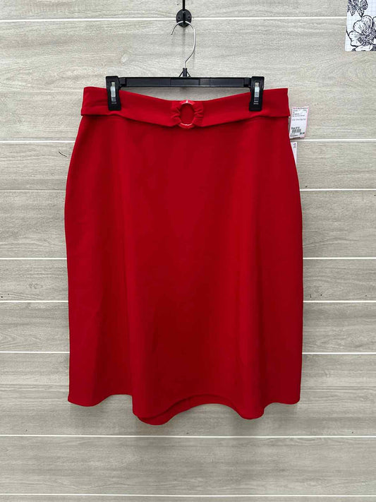 Liz Claiborne Size 8/10 Red Womens Skirt