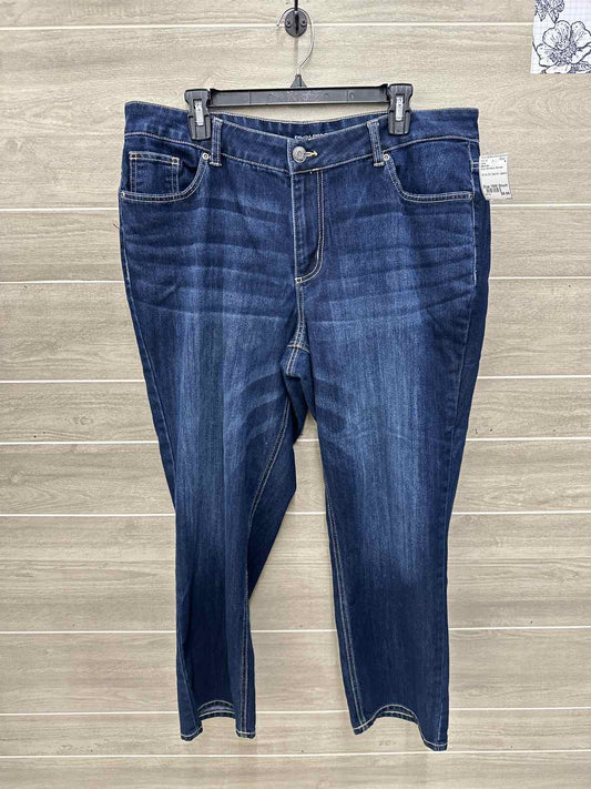 Maurices Blue Womens Women Size 18W Short Jeans