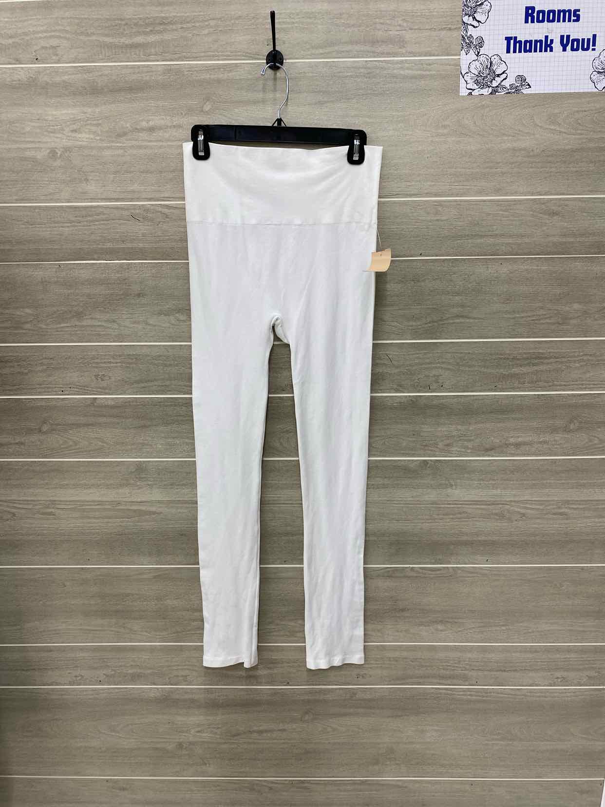 Warners White Womens Size 2X Leggings